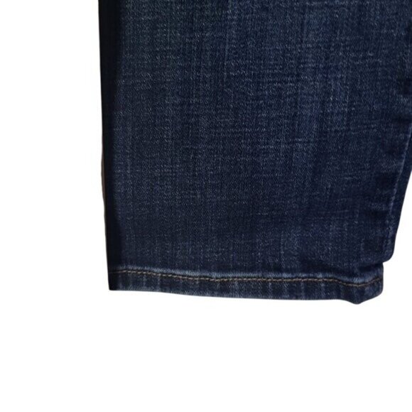 Chicos Womens So Slimming Girlfriend Crop Jeans~Size 0.5 (6/Small)~Blue Denim - Picture 9 of 12